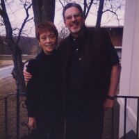 2001.4 ボストンのウオルナッツヒルバレエ学校に友好訪問でマイケル・オウエン氏(ABTより校長に就任)と一緒に