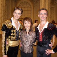 2008.8コンサート終了後のユーリー・バラーノフ~ボリショイバレ、カリム・アブドウリン
~ボリショイバレエ)